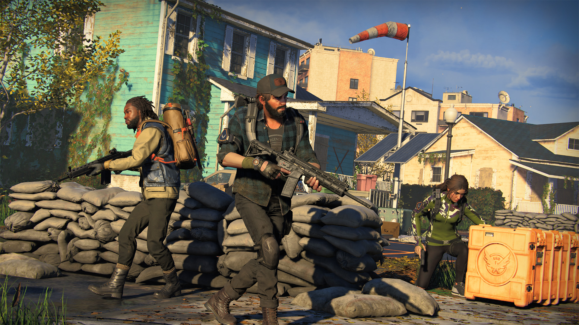 Image showing all characters posing with different guns at hand. They are all in a neutral dark background. On top of them you can read Thanks for reading.